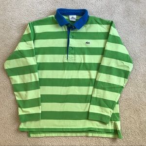 Vintage Men’s Lacoste long sleeve rugby shirt